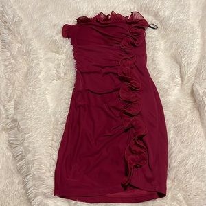 Small Strapless Cocktail Dress